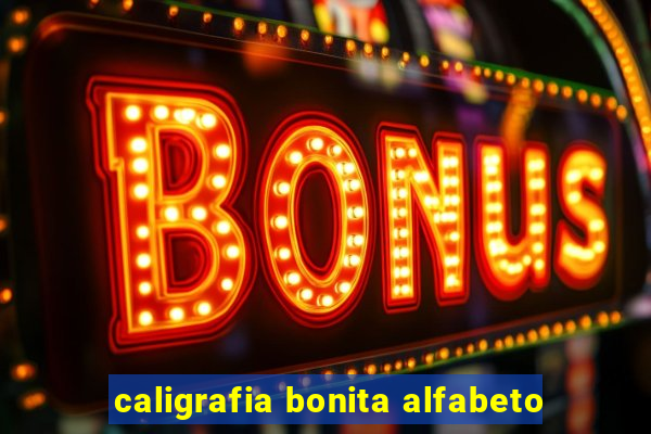 caligrafia bonita alfabeto